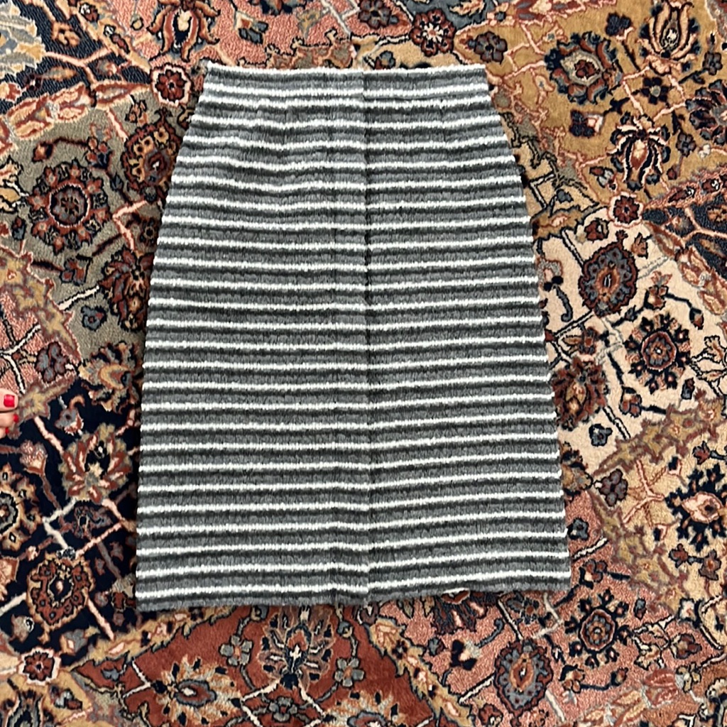 Women's Black Fleece By Thom Browne Boucle Skirt Never Worn